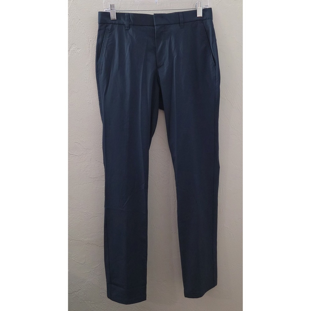 Louis Castel Men's Blue Casual Chino Trousers ALMPT359 Golf Active Size 30×31.5"